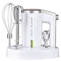 Миксер POLARIS PHM-2024 CordLess беспроводной (200вт,,3 скор.режима) белый