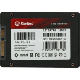 Накопитель SSD Kingspec SATA III 128Gb P3-128 2.5"