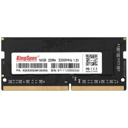 Память DDR4 16Gb 3200MHz Kingspec KS3200D4N12016G RTL SO-DIMM 204-pin 1.35В