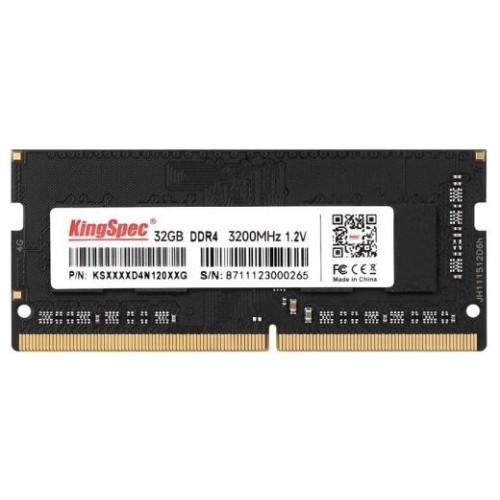 Память DDR4 32Gb 3200MHz Kingspec KS3200D4N12032G RTL SO-DIMM 204-pin 1.35В
