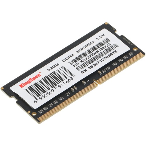 Память DDR4 32Gb 3200MHz Kingspec KS3200D4N12032G RTL SO-DIMM 204-pin 1.35В