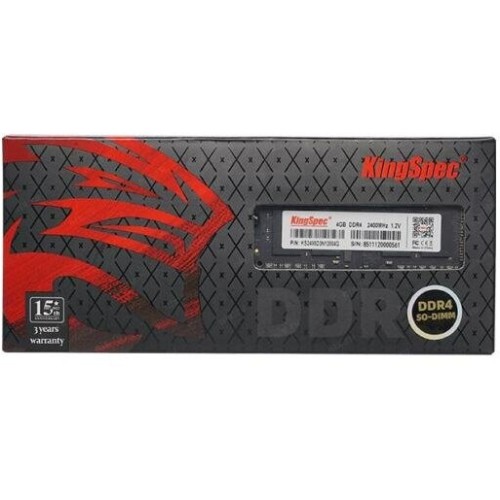 Память Kingspec 8Gb DDR4 2666MHz SO-DIMM KS2666D4N12008G RTL 204-pin 1.35В