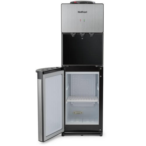 Кулер HOTFROST V400BS напольный компрессорный серебристый/черный