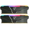 Модуль памяти DDR 4 DIMM 16Gb (8Gbx2) PC21300, 2666Mhz, Netac Shadow NTSRD4P26DP-16E, RGB, C19 Grey, с радиатором