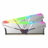 Модуль памяти DDR 5 DIMM 16Gb (8Gbx2), 4800Mhz, Netac NTSRD5P48DP-16S, RGB, CL40, Silver