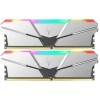 Модуль памяти DDR 5 DIMM 32Gb (16Gbx2), 4800Mhz, Netac NTSRD5P48DP-32S, RGB, CL40, Silver