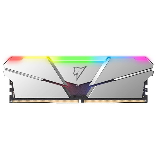 Модуль памяти DDR 5 DIMM 32Gb (16Gbx2), 4800Mhz, Netac NTSRD5P48DP-32S, RGB, CL40, Silver