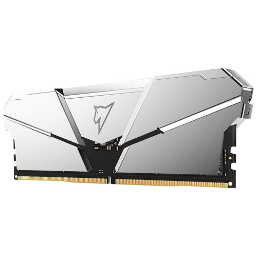 Модуль памяти DDR 5 DIMM 32Gb (16Gbx2), 4800Mhz, Netac NTSRD5P48DP-32S, RGB, CL40, Silver