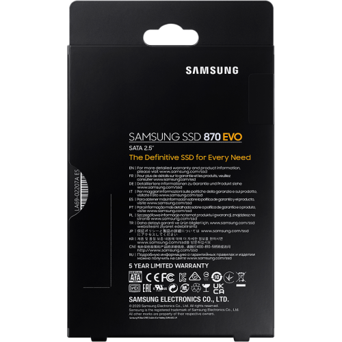 Накопитель SSD Samsung 250Gb 870 EVO MZ-77E250B/EU