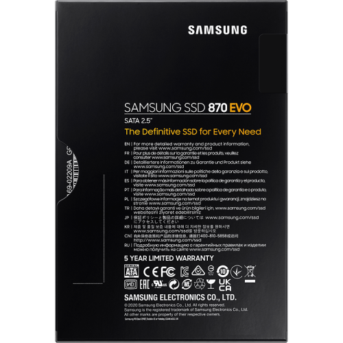 Накопитель SSD Samsung 250Gb 870 EVO MZ-77E250B/EU