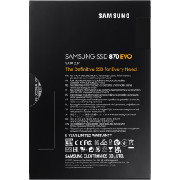 Накопитель SSD Samsung 1Tb 870 EVO Series MZ-77E1T0B/EU