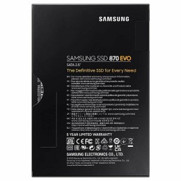 Накопитель SSD Samsung 1Tb 870 EVO Series MZ-77E1T0B/EU