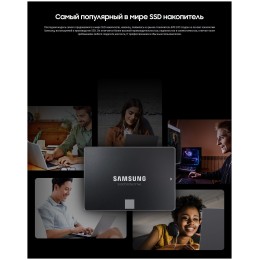 Накопитель SSD Samsung 1Tb 870 EVO Series MZ-77E1T0B/EU