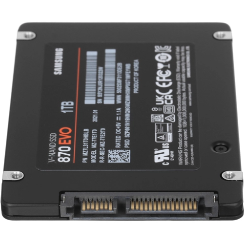 Накопитель SSD Samsung 1Tb 870 EVO Series MZ-77E1T0B/EU