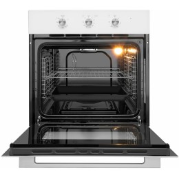 Шкаф духовой газовый MAUNFELD MOGS703W,с электрическим грилем встраиваемый