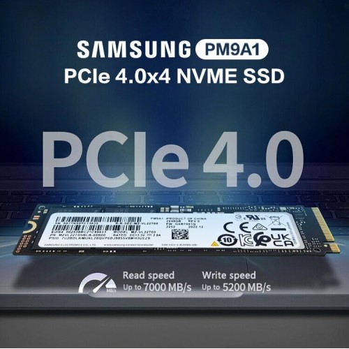 Накопитель SSD M.2 Samsung 1.0Tb PM9A1 <MZVL21T0HCLR-00B00> OEM (PCI-E 4.0 x4, up to 7000/5100MBs, 800000 IOPs, 3D NAND, 22х80mm)