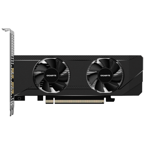 Видеокарта Gigabyte PCI-E 4.0 GV-R64D6-4GL AMD Radeon RX 6400 4096Mb 64 GDDR6 2039/16000 HDMIx1 DPx1 HDCP Ret low profile