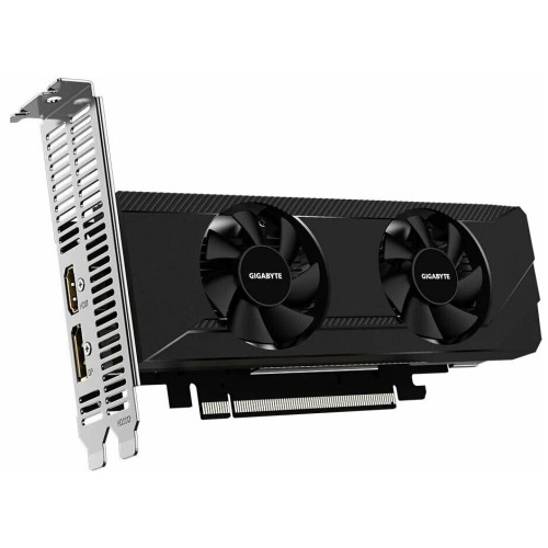 Видеокарта Gigabyte PCI-E 4.0 GV-R64D6-4GL AMD Radeon RX 6400 4096Mb 64 GDDR6 2039/16000 HDMIx1 DPx1 HDCP Ret low profile