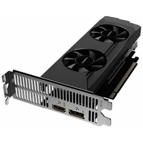 Видеокарта Gigabyte PCI-E 4.0 GV-R64D6-4GL AMD Radeon RX 6400 4096Mb 64 GDDR6 2039/16000 HDMIx1 DPx1 HDCP Ret low profile