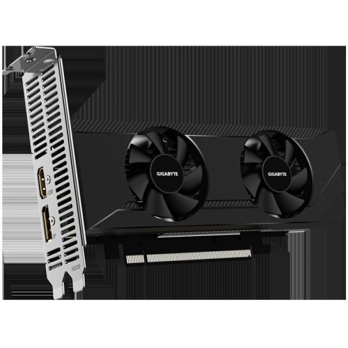 Видеокарта Gigabyte PCI-E 4.0 GV-R64D6-4GL AMD Radeon RX 6400 4096Mb 64 GDDR6 2039/16000 HDMIx1 DPx1 HDCP Ret low profile