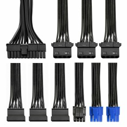 Блок питания 400W ExeGate 80 PLUS® Bronze 400PPH-OEM (ATX, APFC, КПД 88% (80 PLUS Bronze), 12cm fan, 20+4pin, 4+4pin, 2xPCI-E, 5xSATA, 3xIDE, Box, black)