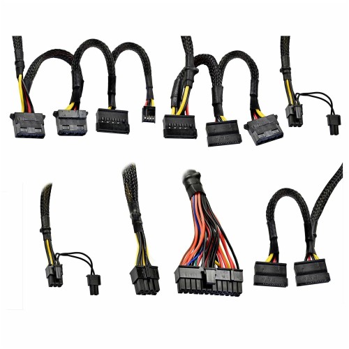 Блок питания 400W ExeGate 400PPX (ATX, APFC, КПД 80% (80 PLUS), 14cm fan, 24pin, (4+4)pin, PCIe, 5xSATA, 4xIDE, FDD, black, RTL)