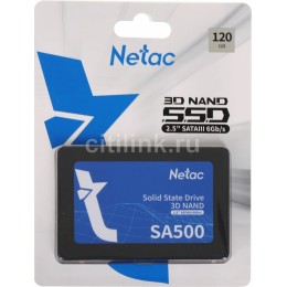 Накопитель SSD Netac 120GB 2,5" SATA-III SA500 NT01SA500-120-S3X TLC