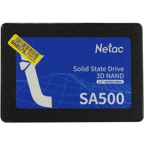 Накопитель SSD Netac 128GB 2,5" SATA-III SA500 NT01SA500-128-S3X TLC