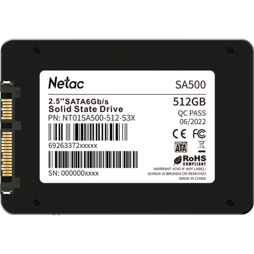 Накопитель SSD Netac 240GB 2,5" SATA-III SA500 NT01SA500-240-S3X TLC