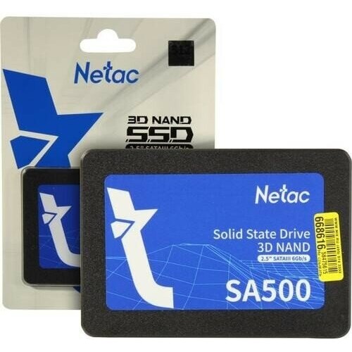 Накопитель SSD Netac 240GB 2,5" SATA-III SA500 NT01SA500-240-S3X TLC