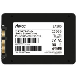 Накопитель SSD Netac 256GB 2,5" SATA-III SA500 NT01SA500-256-S3X TLC