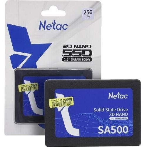 Накопитель SSD Netac 256GB 2,5" SATA-III SA500 NT01SA500-256-S3X TLC