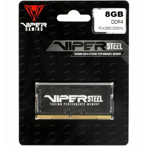 Память DDR4 8Gb 3200MHz Patriot PVS48G320C8S Steel Series RTL PC4-25600 CL22 SO-DIMM 260-pin 1.2В single rank