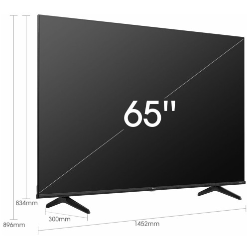 Телевизор HISENSE 65" 65E7HQ черный Ultra HD 60Hz DVB-T DVB-T2 DVB-C DVB-S DVB-S2 USB WiFi Smar