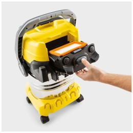 Строительный пылесос Karcher WD 6 P S V-30/6/22/T 1300Вт (уборка: сухая/сбор воды) желтый