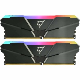Модуль памяти DDR 4 DIMM 32Gb (16Gbx2) PC25600, 3200Mhz, Netac Shadow NTSRD4P32DP-32E, RGB, CL16 Grey, 1.35V, с радиатором