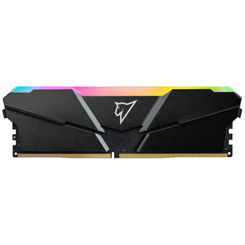 Модуль памяти DDR 4 DIMM 32Gb (16Gbx2) PC25600, 3200Mhz, Netac Shadow NTSRD4P32DP-32E, RGB, CL16 Grey, 1.35V, с радиатором