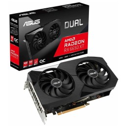 Видеокарта Asus PCI-E 4.0 DUAL-RX6650XT-O8G AMD Radeon RX 6650XT 8192Mb 128 GDDR6 2447/17500 HDMIx1 DPx3 HDCP Ret