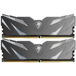 Модуль памяти DDR4 Netac Shadow II 16GB (2x8GB) 3200MHz CL16 1.35V / NTSWD4P32DP-16K / Black / with radiator