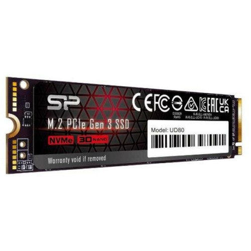 Накопитель SSD Silicon Power PCI-E 3.0 500Gb SP500GBP34UD8005 UD80 M.2 2280