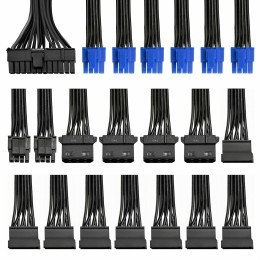 Блок питания 1200W ExeGate EX292158RUS 80 PLUS® Bronze 1200PPH (ATX, APFC, КПД 89% (80 PLUS Bronze), 12cm fan, 20+4pin, 2x2x(4+4)pin, 6xPCI-E, 8xSATA, 4xIDE, black, Color Box)