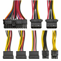 Блок питания 600W ExeGate EX292142RUS AB600 (ATX, 8cm fan, 24pin, 4+4pin, 3xSATA, 2xIDE, FDD)