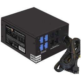 Блок питания 750W ExeGate EX292336RUS 750PPX (ATX, APFC, КПД 80% (80 PLUS), 14cm fan, 20+4pin, 2x2x(4+4)pin, 6xPCI-E, 10xSATA, 4xIDE, Cable Management, black, RTL)