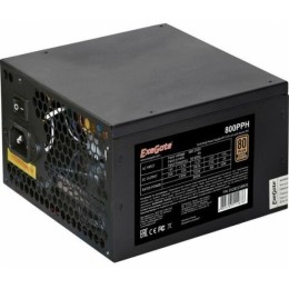 Блок питания 900W ExeGate EX292160RUS 80 PLUS® Bronze 900PPH (ATX, APFC, КПД 89% (80 PLUS Bronze), 12cm fan, 20+4pin, 2x2x(4+4)pin, 6xPCI-E, 8xSATA, 4xIDE, black, Color Box)