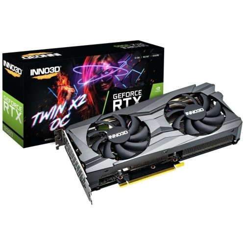 Видеокарта Inno3D RTX 3060 TWIN X2 12G GDDR6 192bit DVI HDMI 3xDP (N30602-12D6-119032AH) RTL