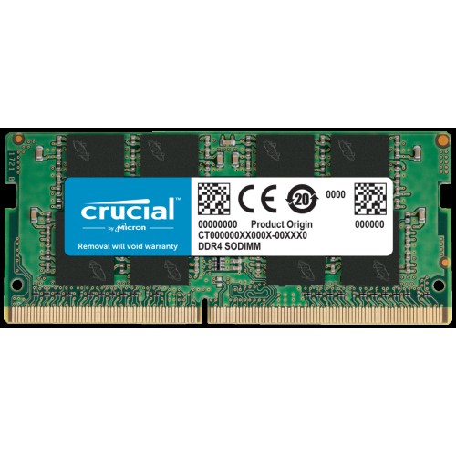 Модуль памяти Crucial DDR4 SODIMM 16GB CT16G4SFS832A PC4-25600, 3200MHz