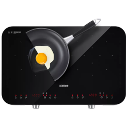 Плита индукционная KITFORT КТ-149 черный (настольная)