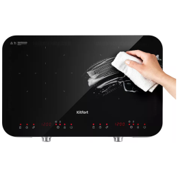 Плита индукционная KITFORT КТ-149 черный (настольная)