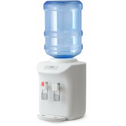 Кулер VATTEN D27WE, настольный, НАГРЕВ/ОХЛАЖДЕНИЕ ЭЛЕКТРОННОЕ, 2 крана, белый, 7025