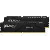 Модуль памяти DDR 5 DIMM 16Gb PC41600, 5200Mhz, Kingston FURY Beast Black CL40 (Kit of 2) (KF552C40BBK2-16) (retail)